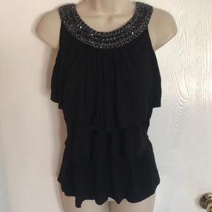 Beautiful black sleeveless top
